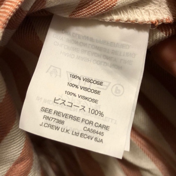 NWT MADEWELL Studio Ruffle Top - Cecilia Stripe XS - Picture 8 of 8